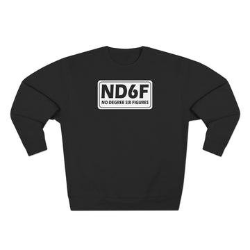 ND6F Crewneck Sweatshirt-Sweatshirt-Printify-S-Black-TrampLife