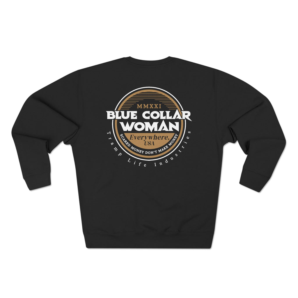 Blue Collar Woman Crewneck