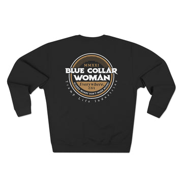 Blue Collar Woman Crewneck Sweatshirt