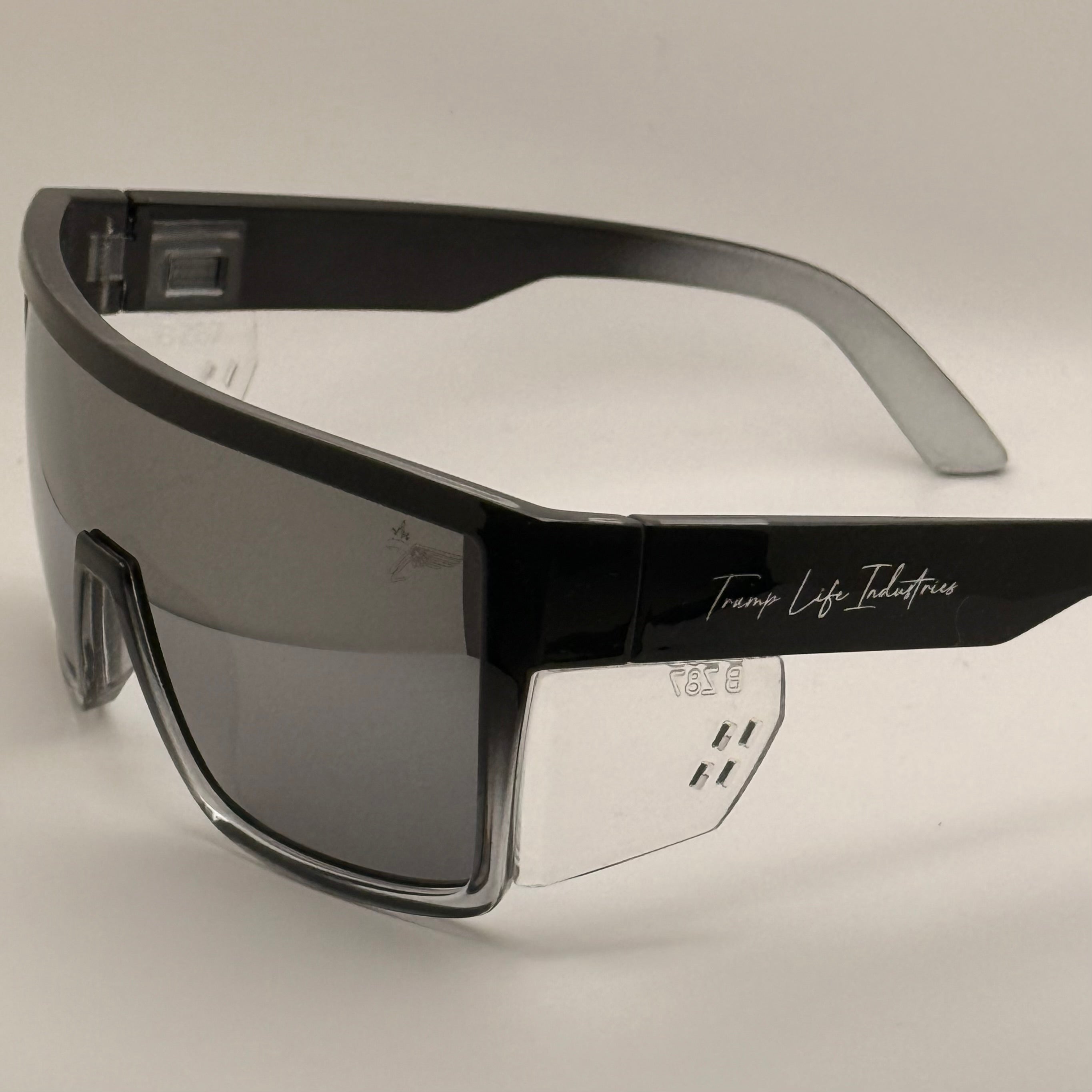 Slicky Silver Safety Glasses