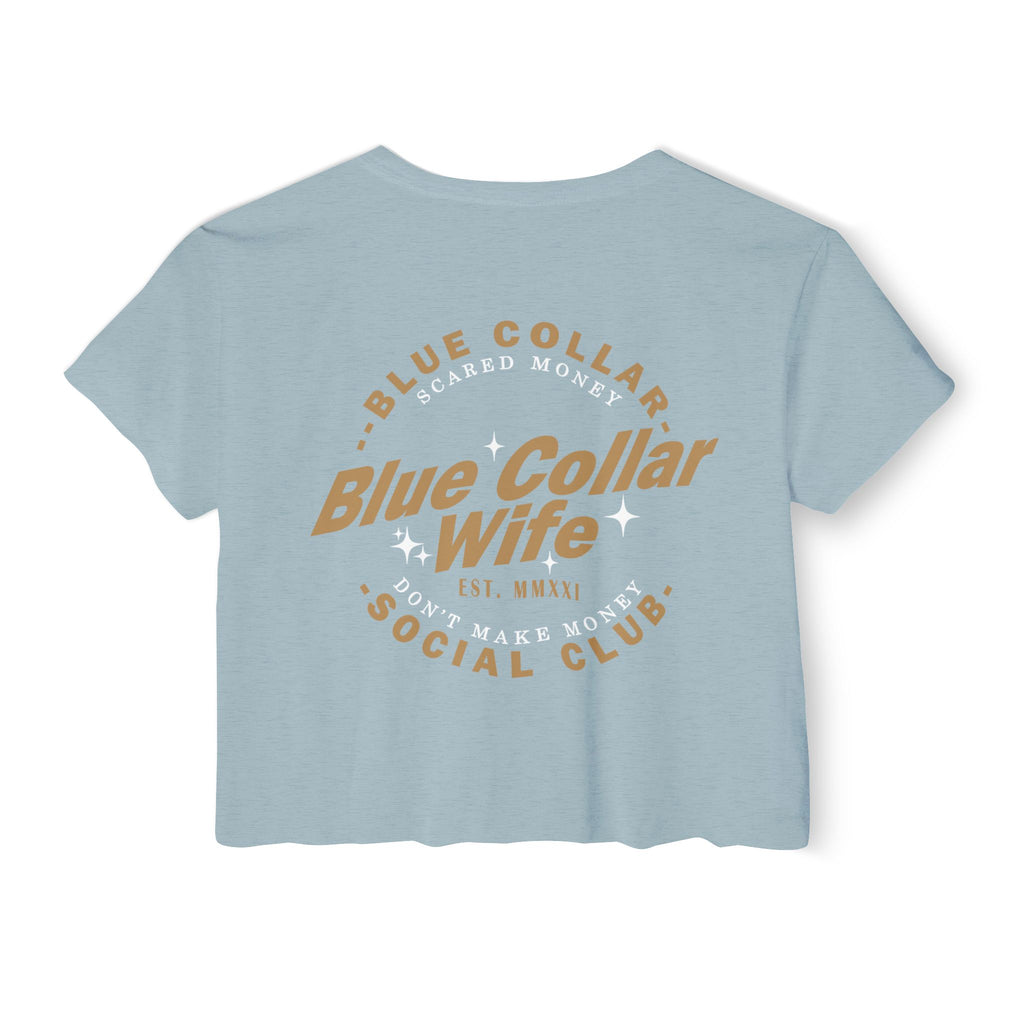 Blue Collar Wife Social Club Women's Crop Top
