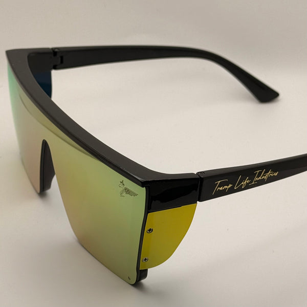 HRZNS Gold Safety Glasses