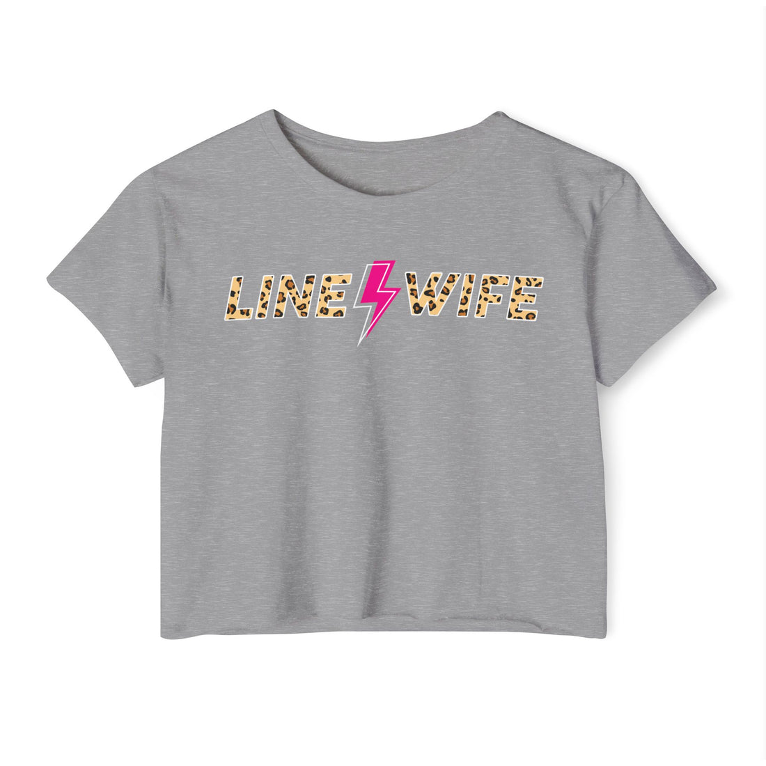 Line Wife Cheetah Crop Tee