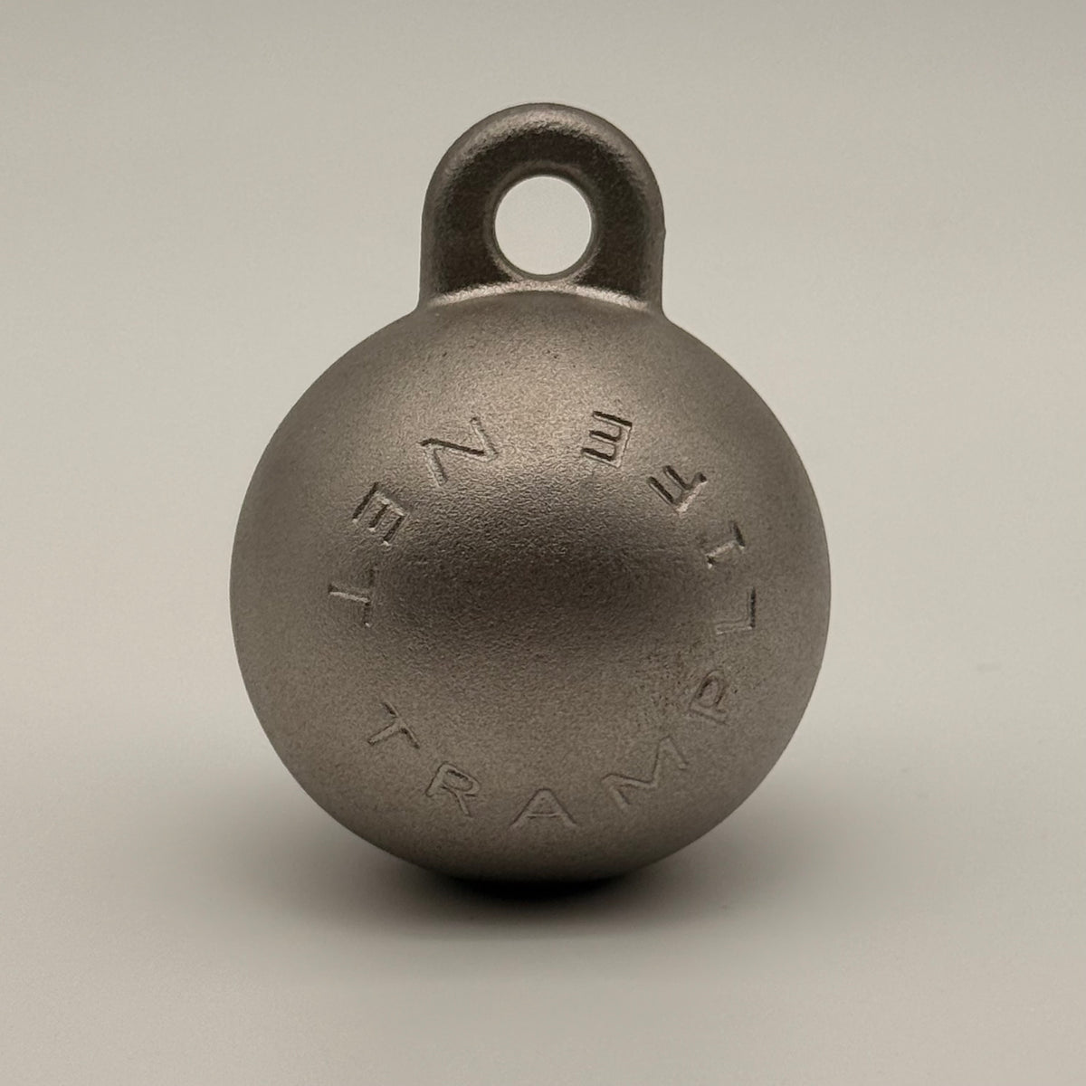  the 8 ball plumb bob from tramp life industries in stainless steel 304 back view.