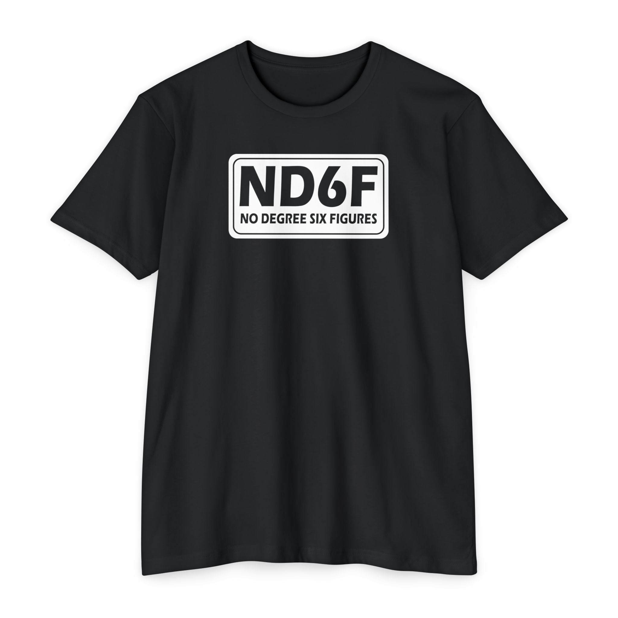 ND6F Tee-T-Shirt-Printify-CVC Black-XS-TrampLife