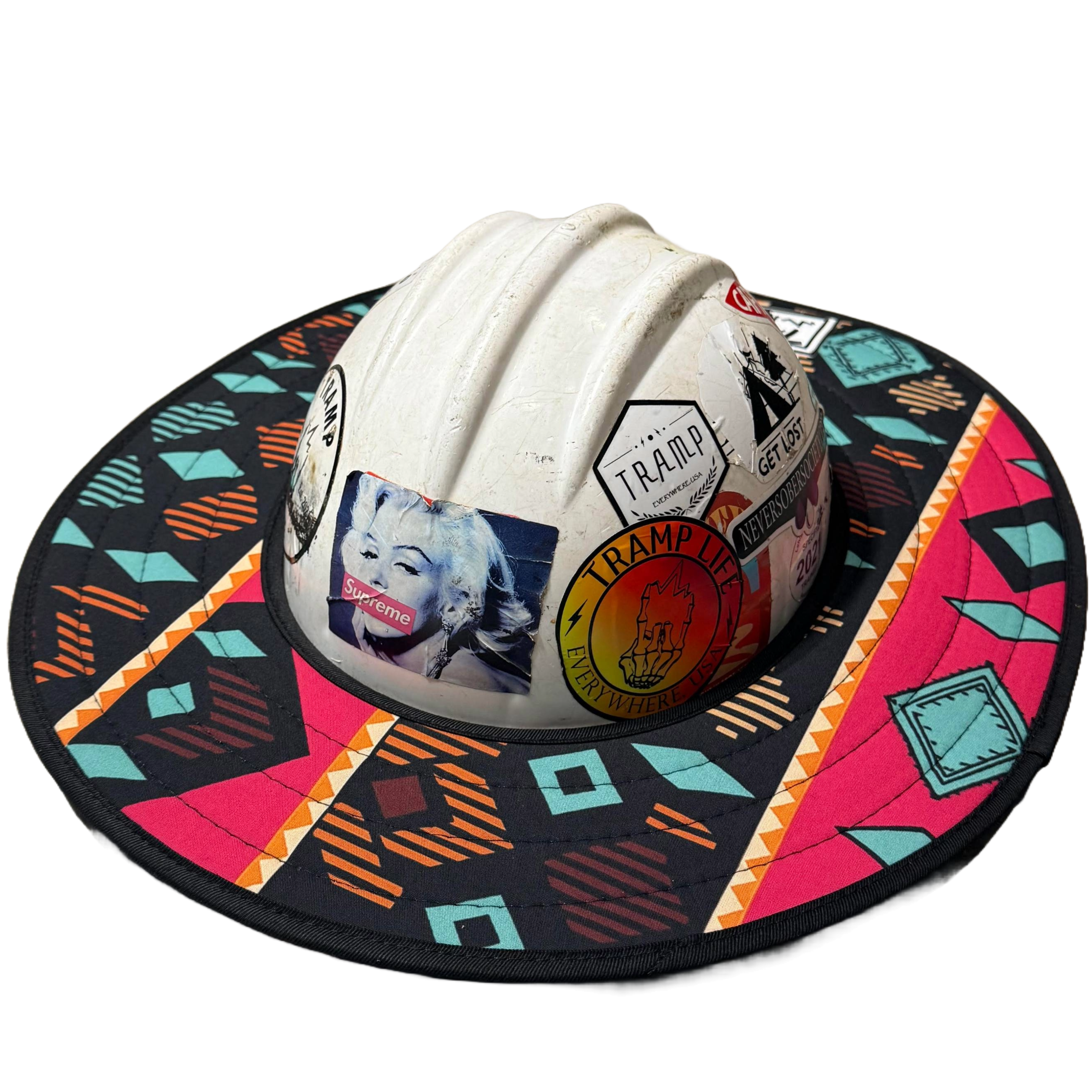 The retro sunshade from tramp life. goes on hard hat to keep you shaded