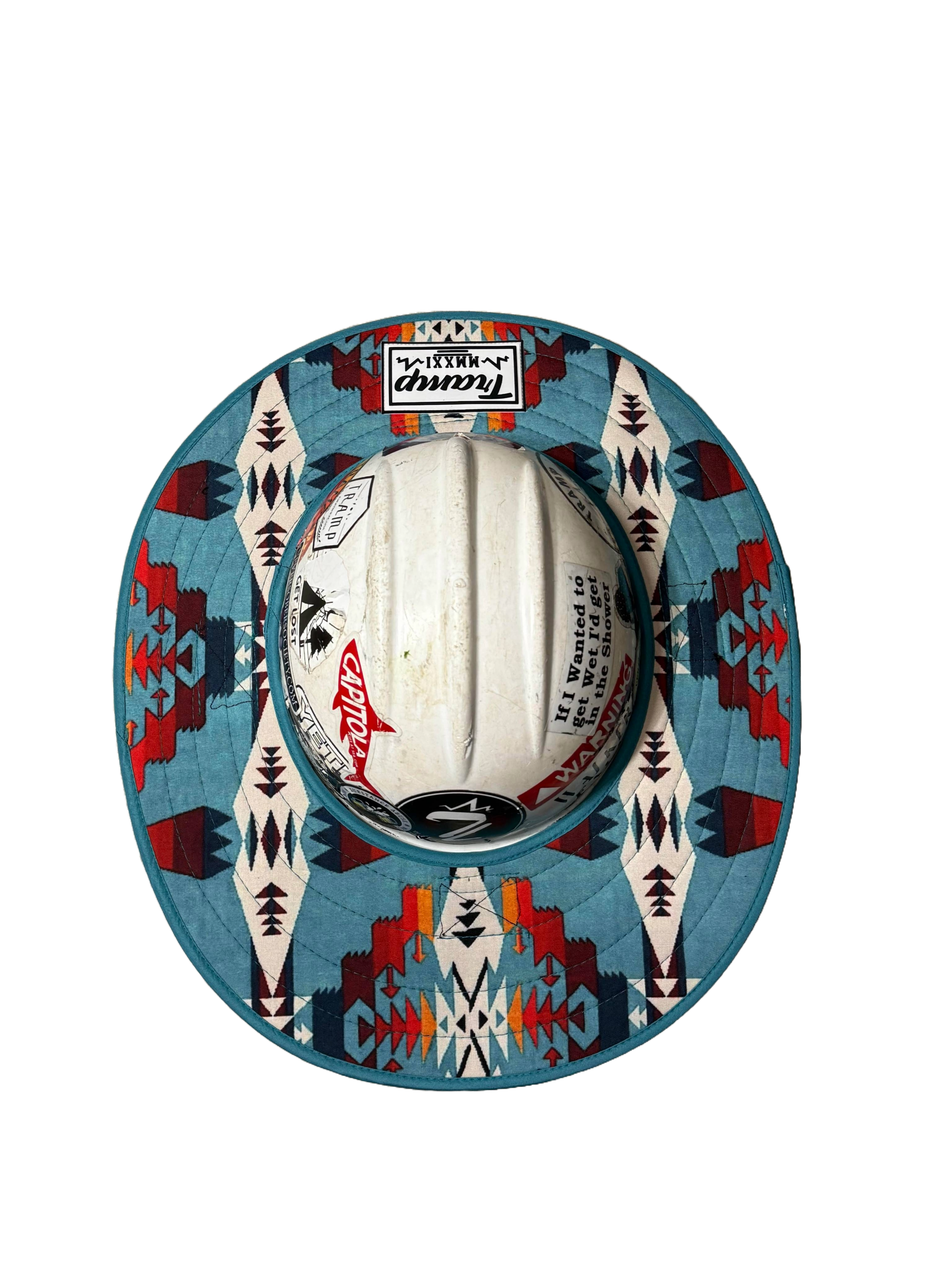 Turquoise Regular Hard Hat Sun Shade