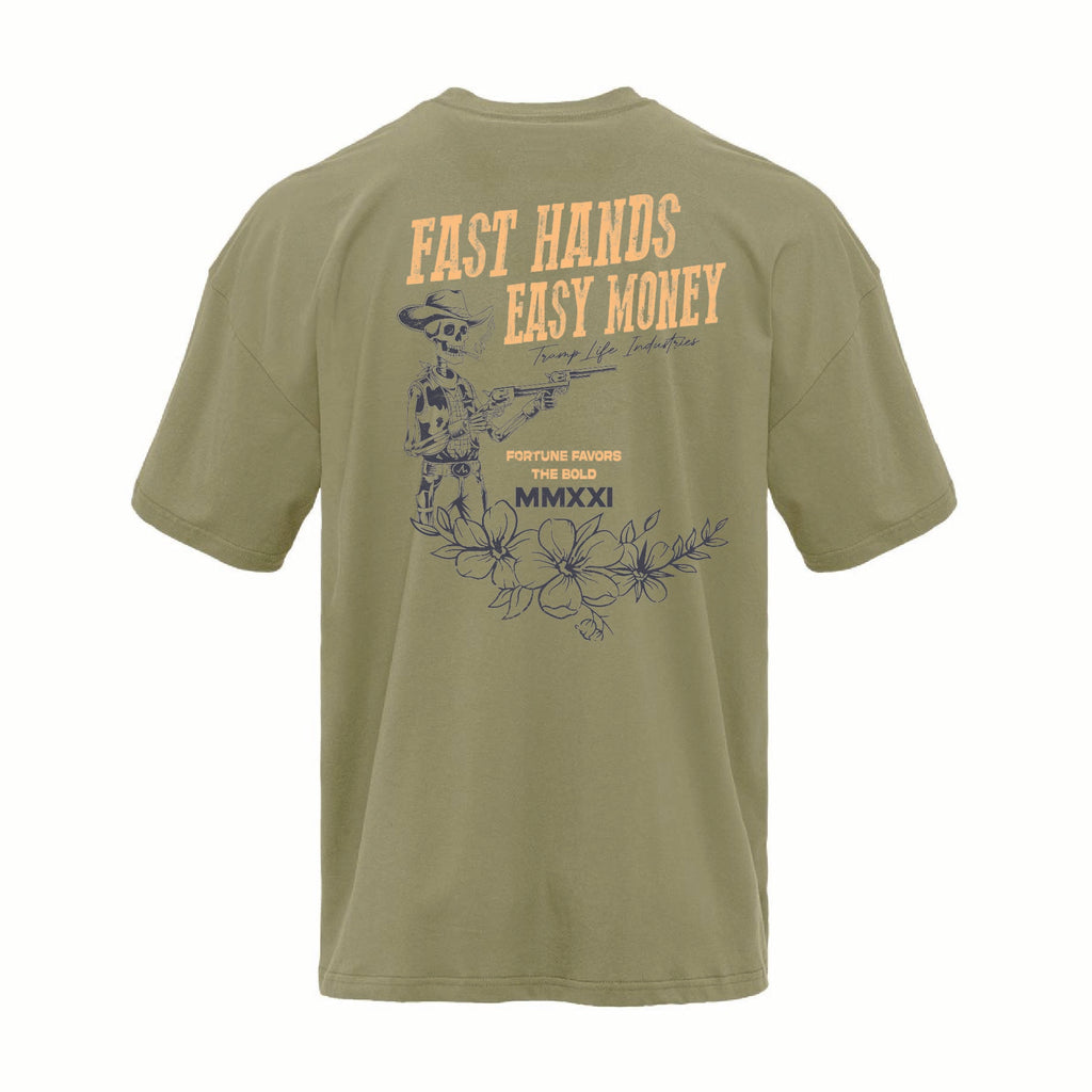 Fast Hands Easy Money Quick Draw Cotton Tee