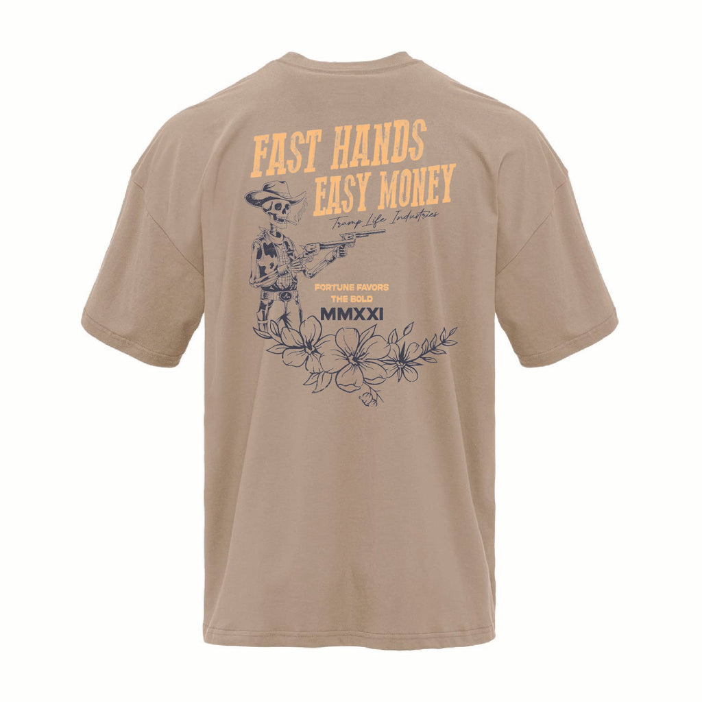 Fast Hands Easy Money Quick Draw Cotton Tee
