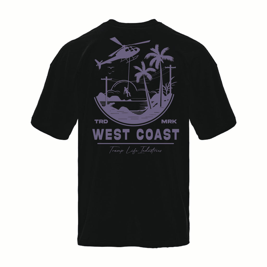 West Coast Long Line Cotton Tee