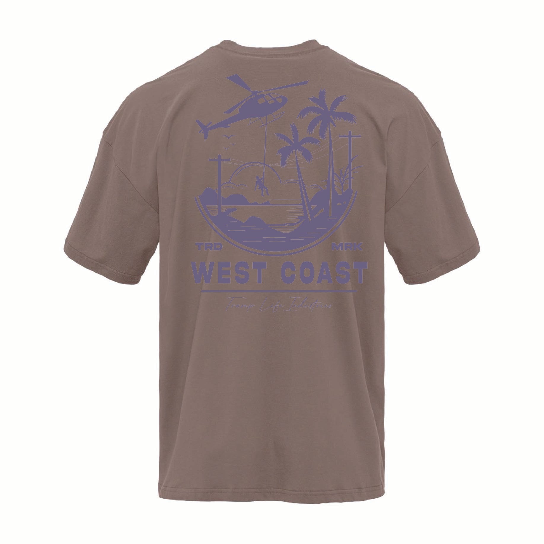 West Coast Long Line Cotton Tee