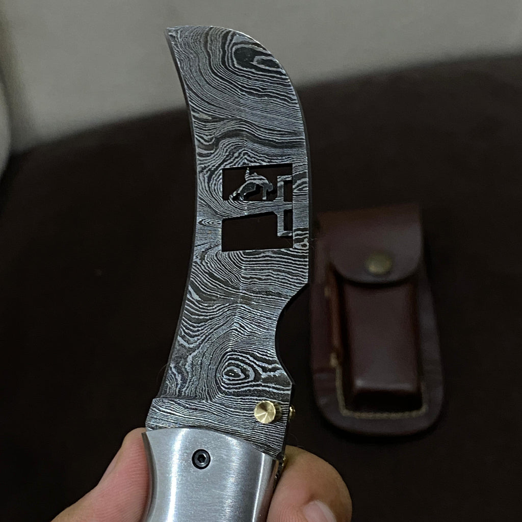 Camel Bone Hawksbill Knife