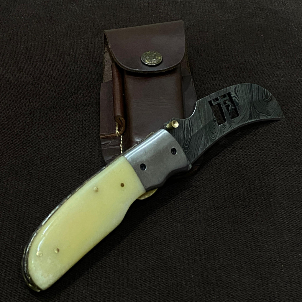 Camel Bone Hawksbill Knife
