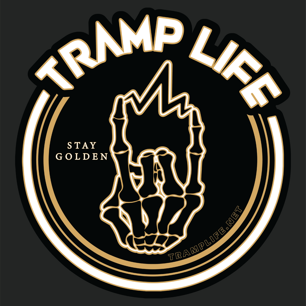 Stay Golden Blacked Out Sticker