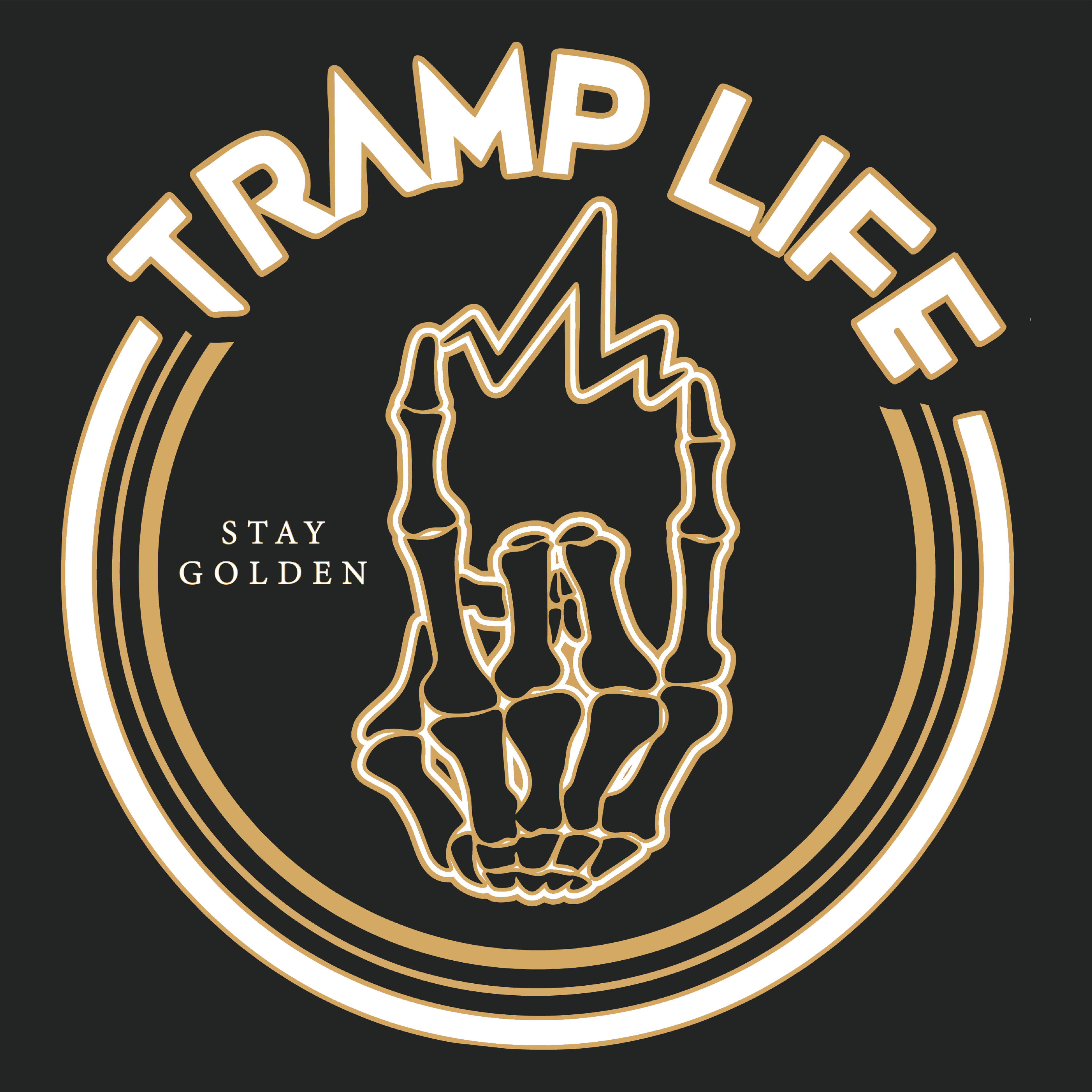 Stay Golden Transfer Sticker 6"