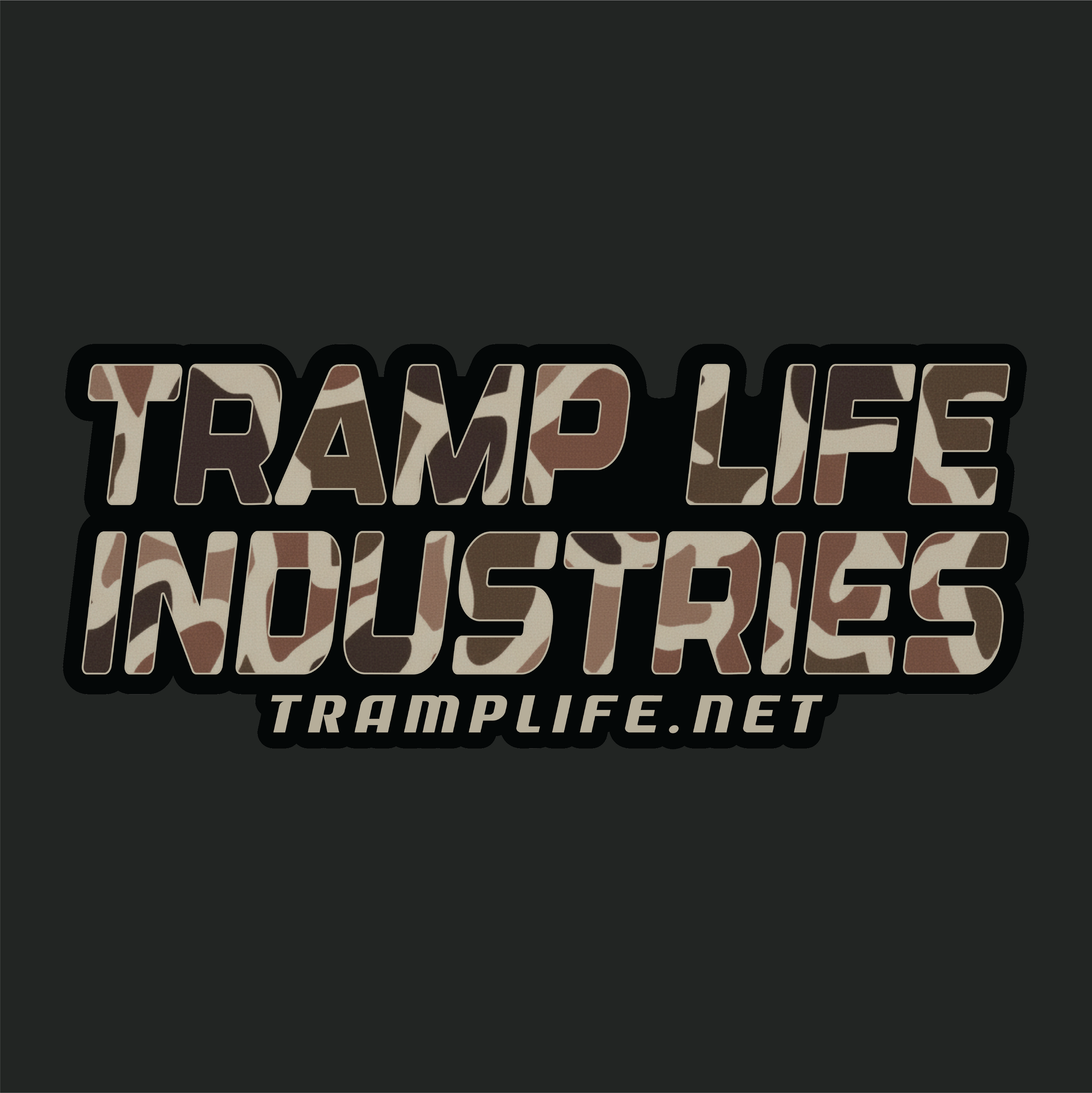 Tramp Life Industries Duck Camo Sticker