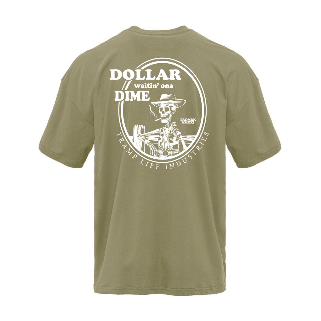 Dollar Waitin' Ona Dime Oversized Cotton Tee