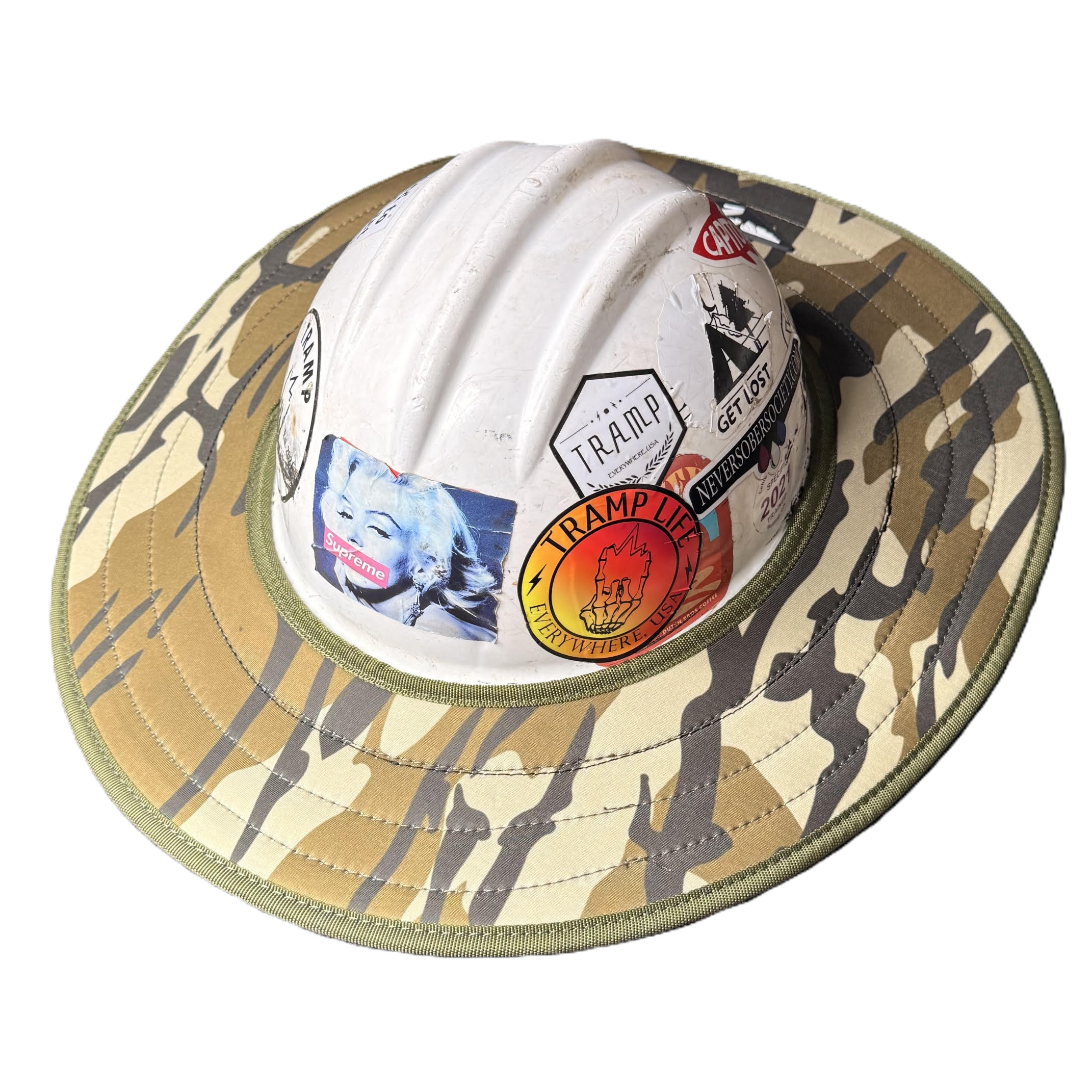 Topland Camo Dual Hard Hat Sun Shade