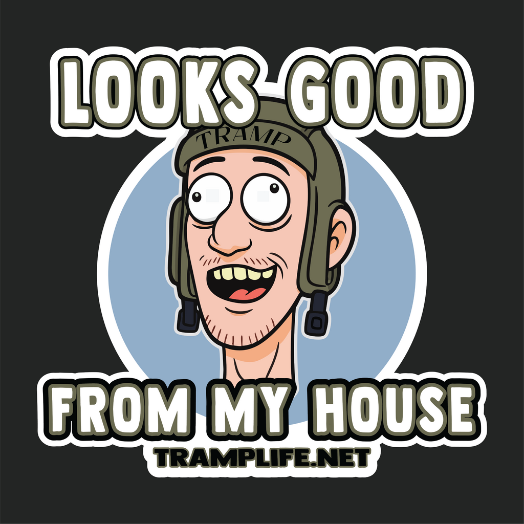 Looks Good From My House Sticker