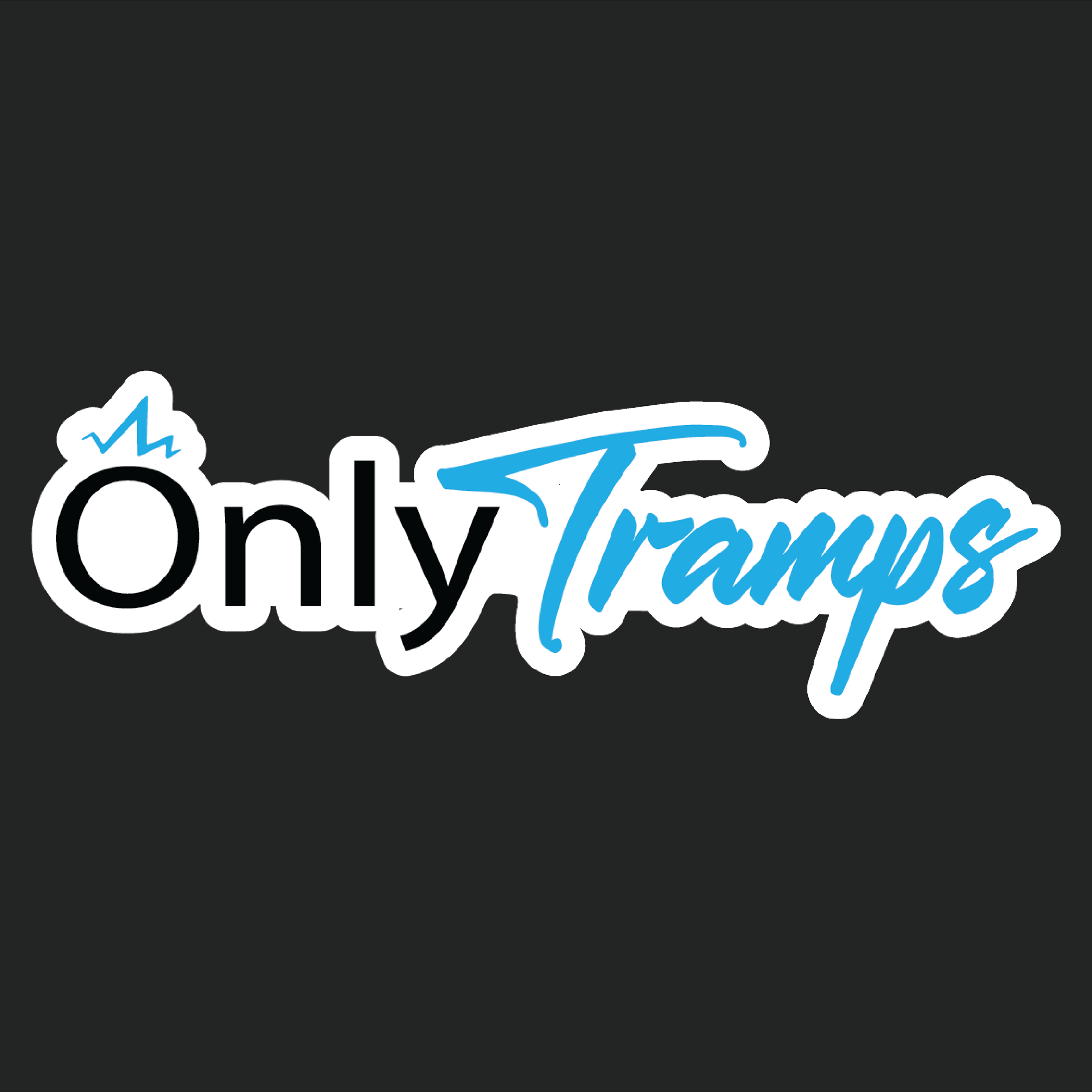 Only Tramps Sticker