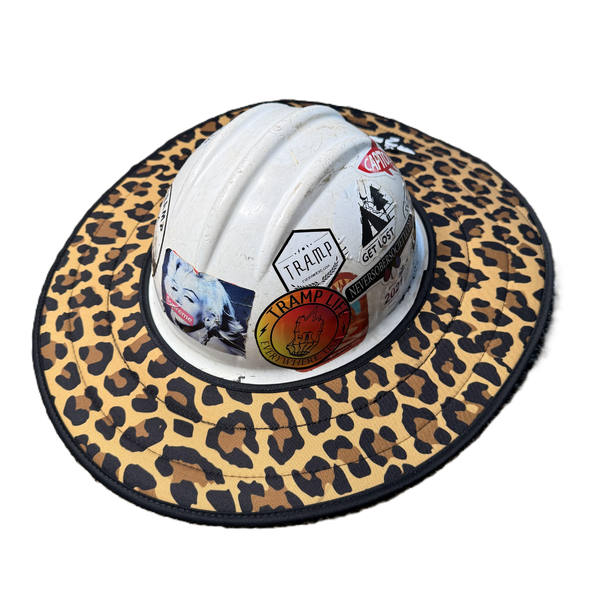 Leopard Dual Hard Hat Sun Shade