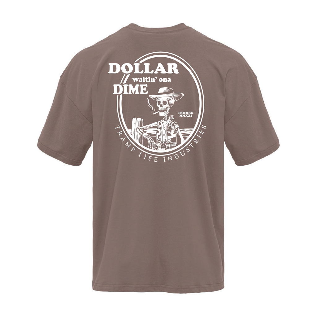 Dollar Waitin' Ona Dime Oversized Cotton Tee