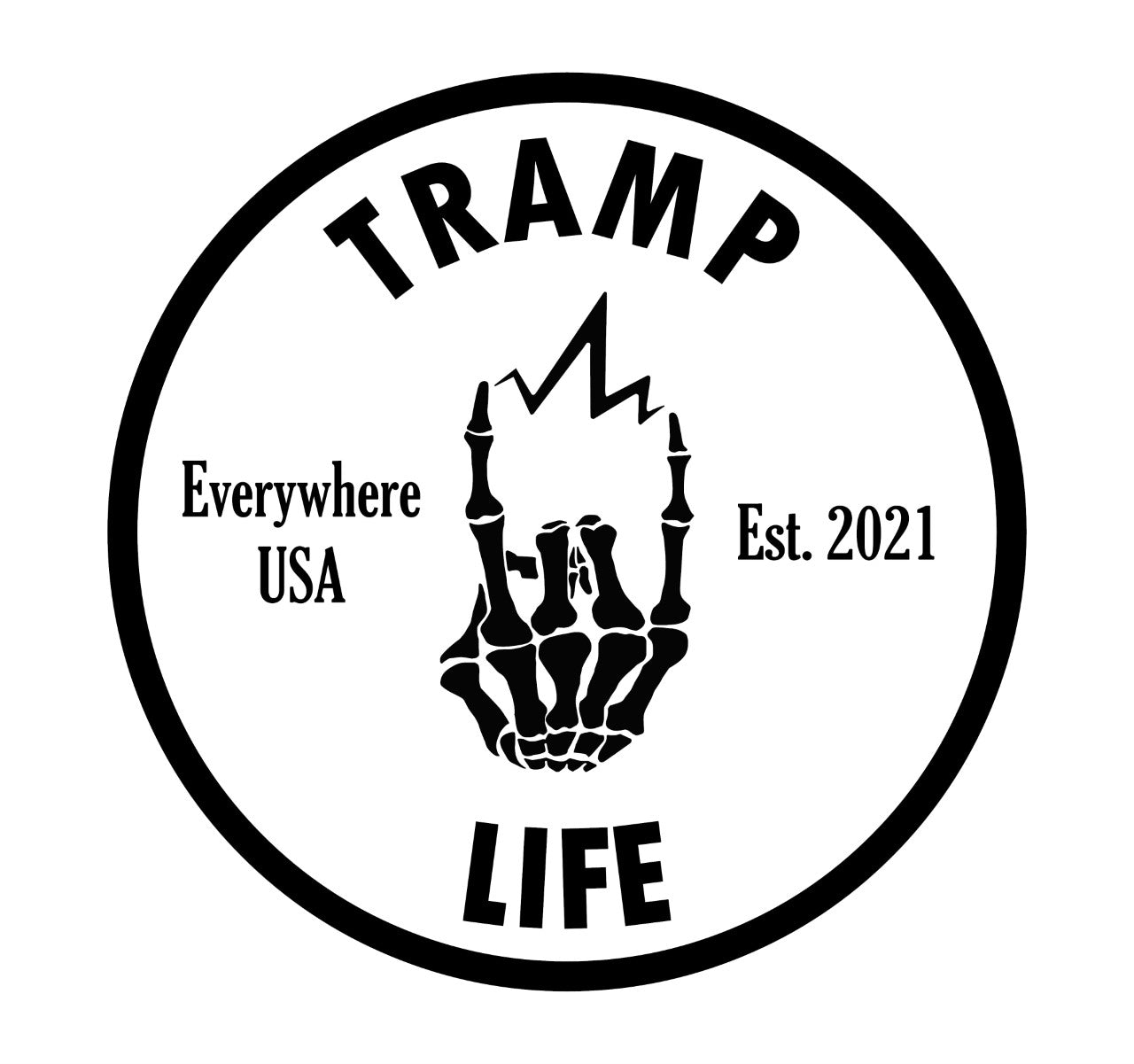 First Design Tramp Sticker 2X2