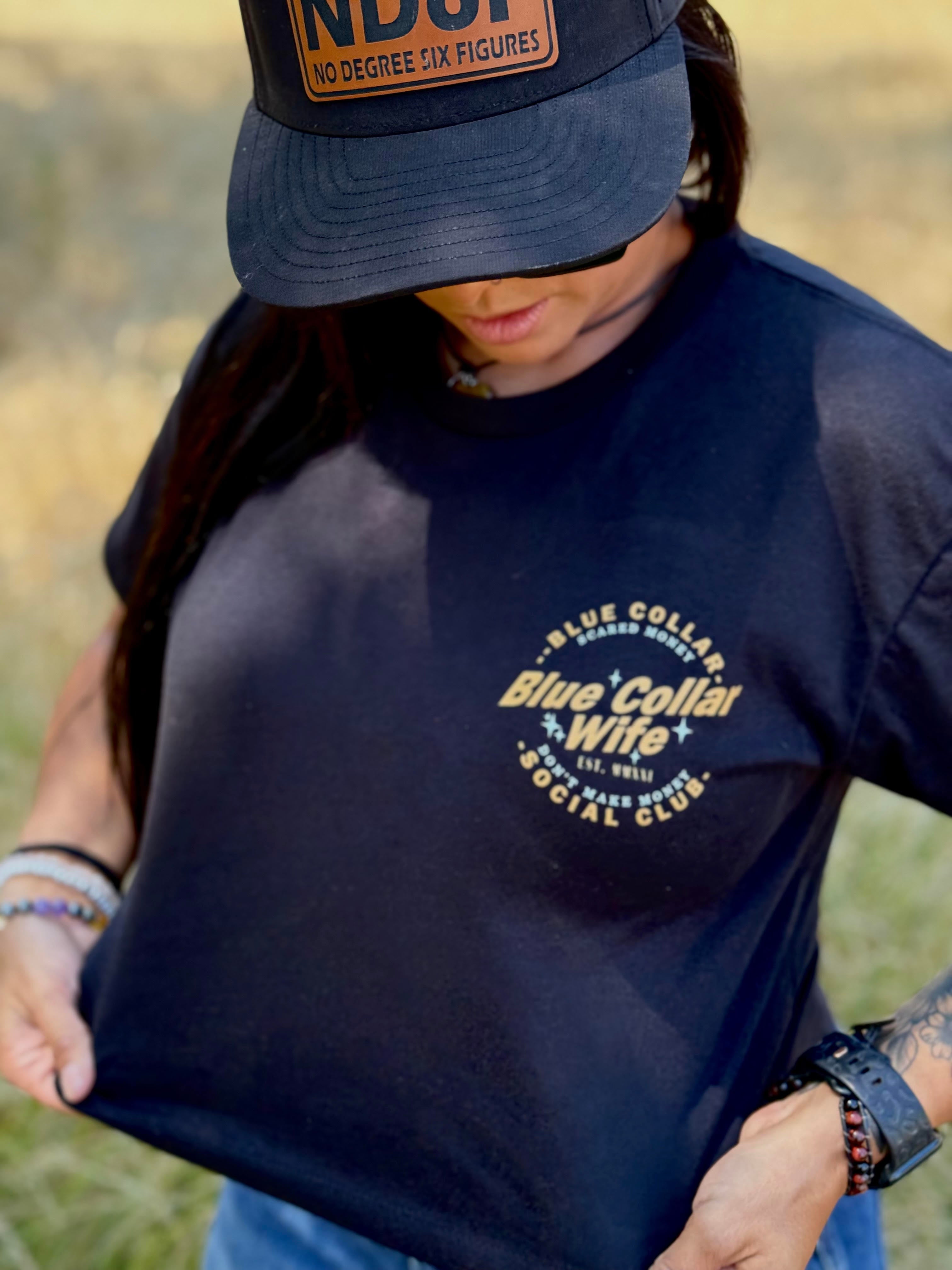 Blue Collar Wife Social Club Women's Crop Top