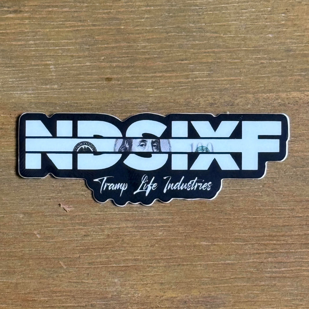 NDSIXF, no degree sixfigures sticker 