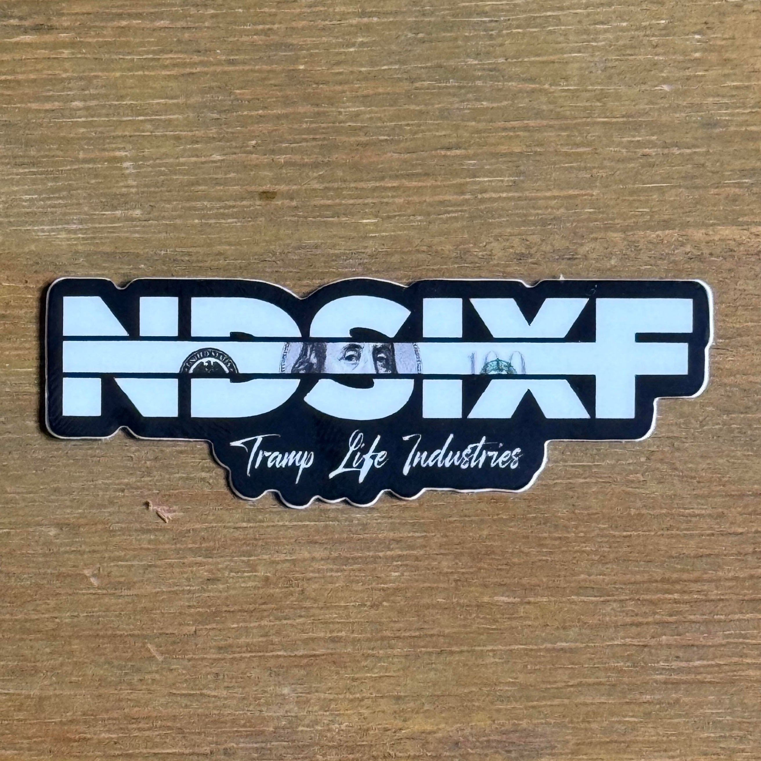 NDSIXF, no degree sixfigures sticker 