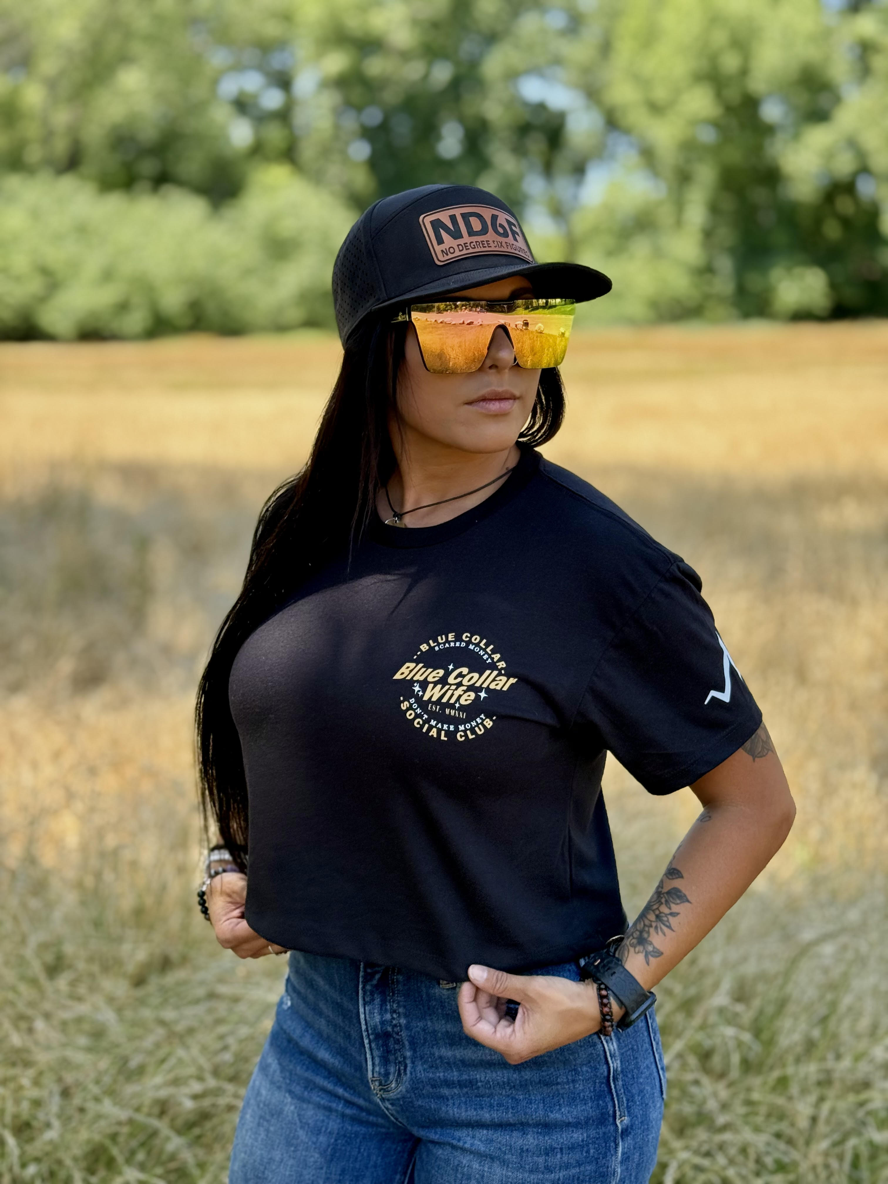 Blue Collar Wife Social Club Women's Crop Top