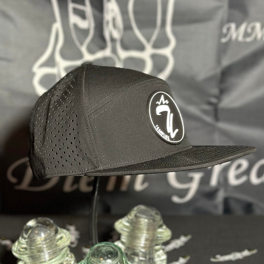 TL Water Resistant Flat Bill Snapback