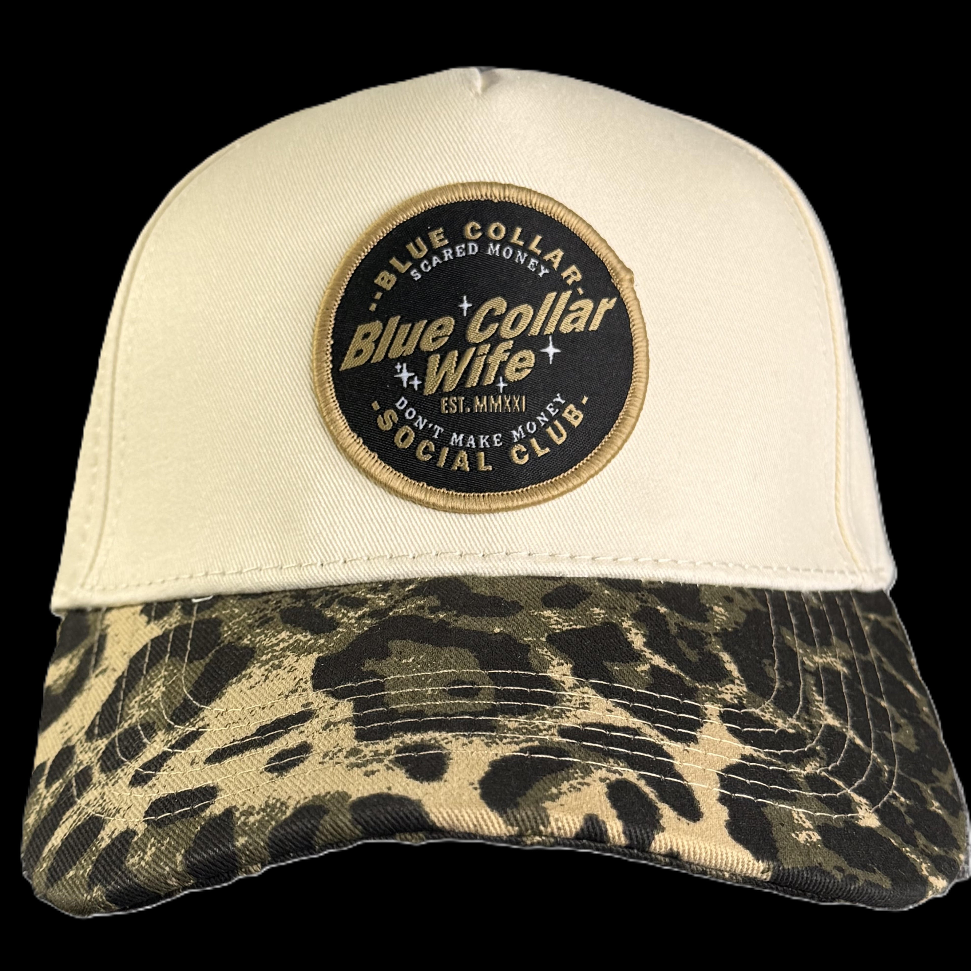 Blue Collar Wife Leopard Hat