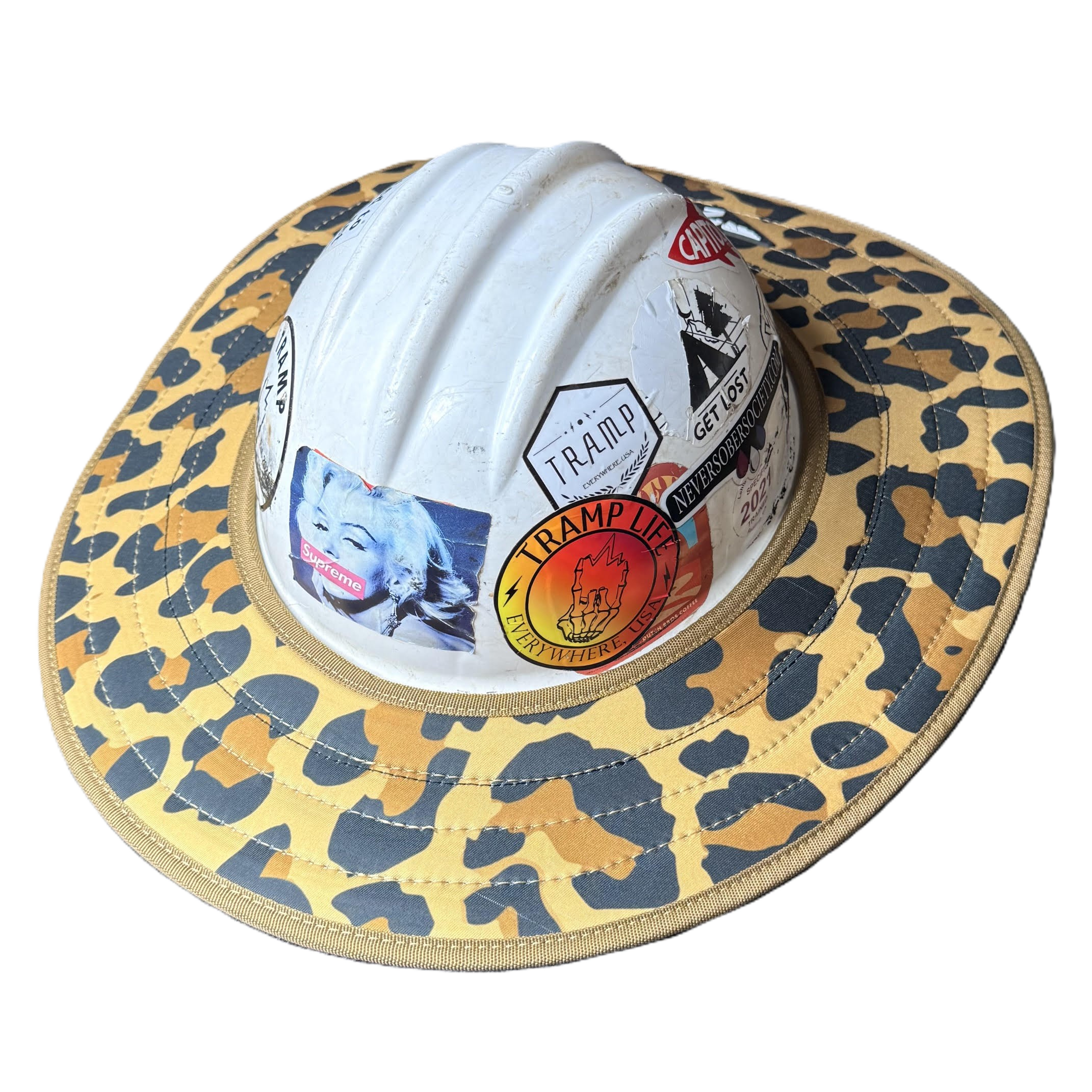 Leopard Dual Hard Hat Sun Shade