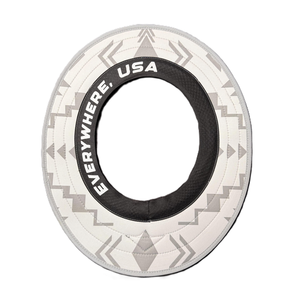 White Pendleton Dual Hard Hat Sun Shade