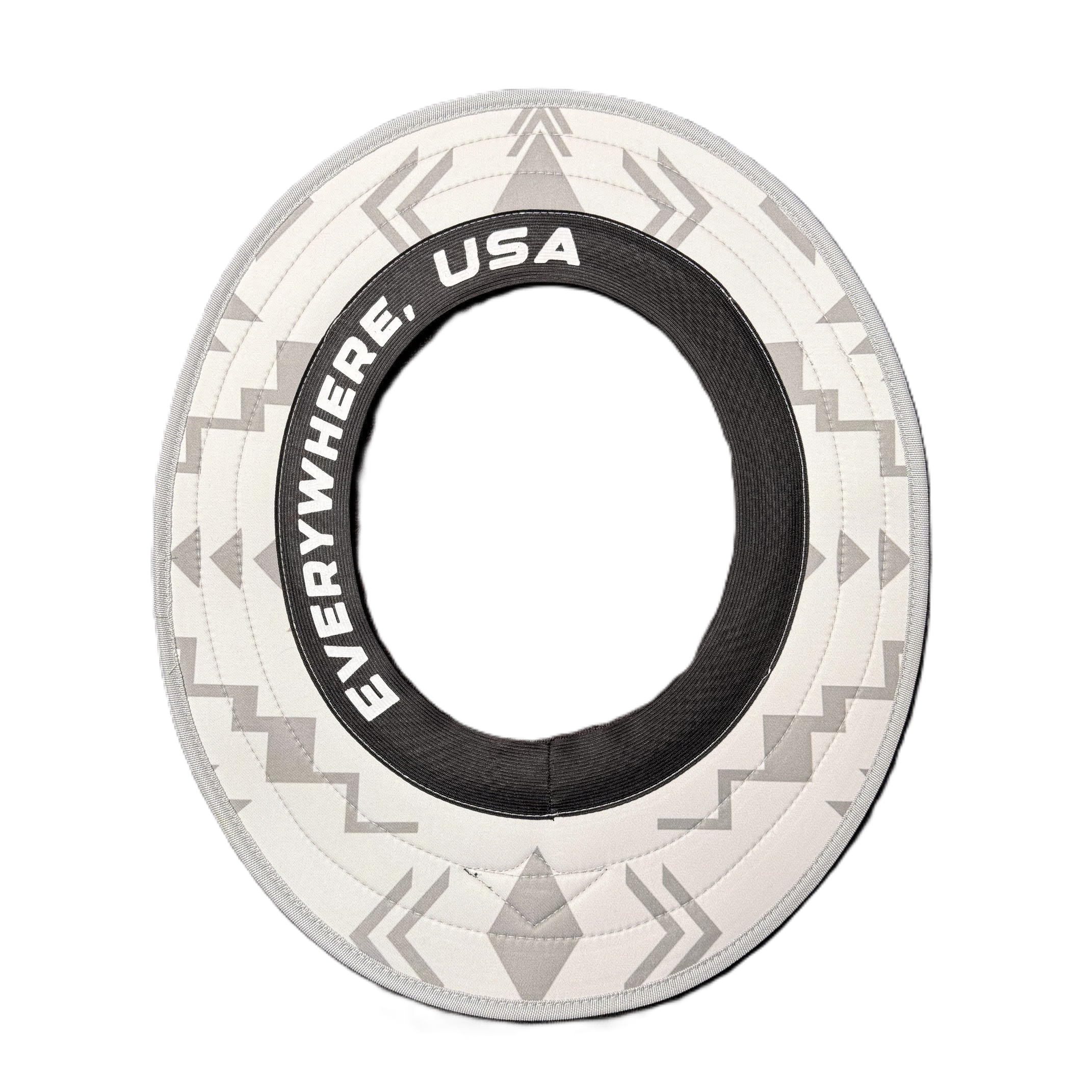 White Pendleton Dual Hard Hat Sun Shade