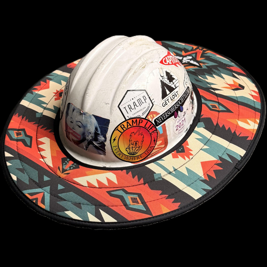 the red pendleton 2 hard hat sunshade from tramp life industries. 