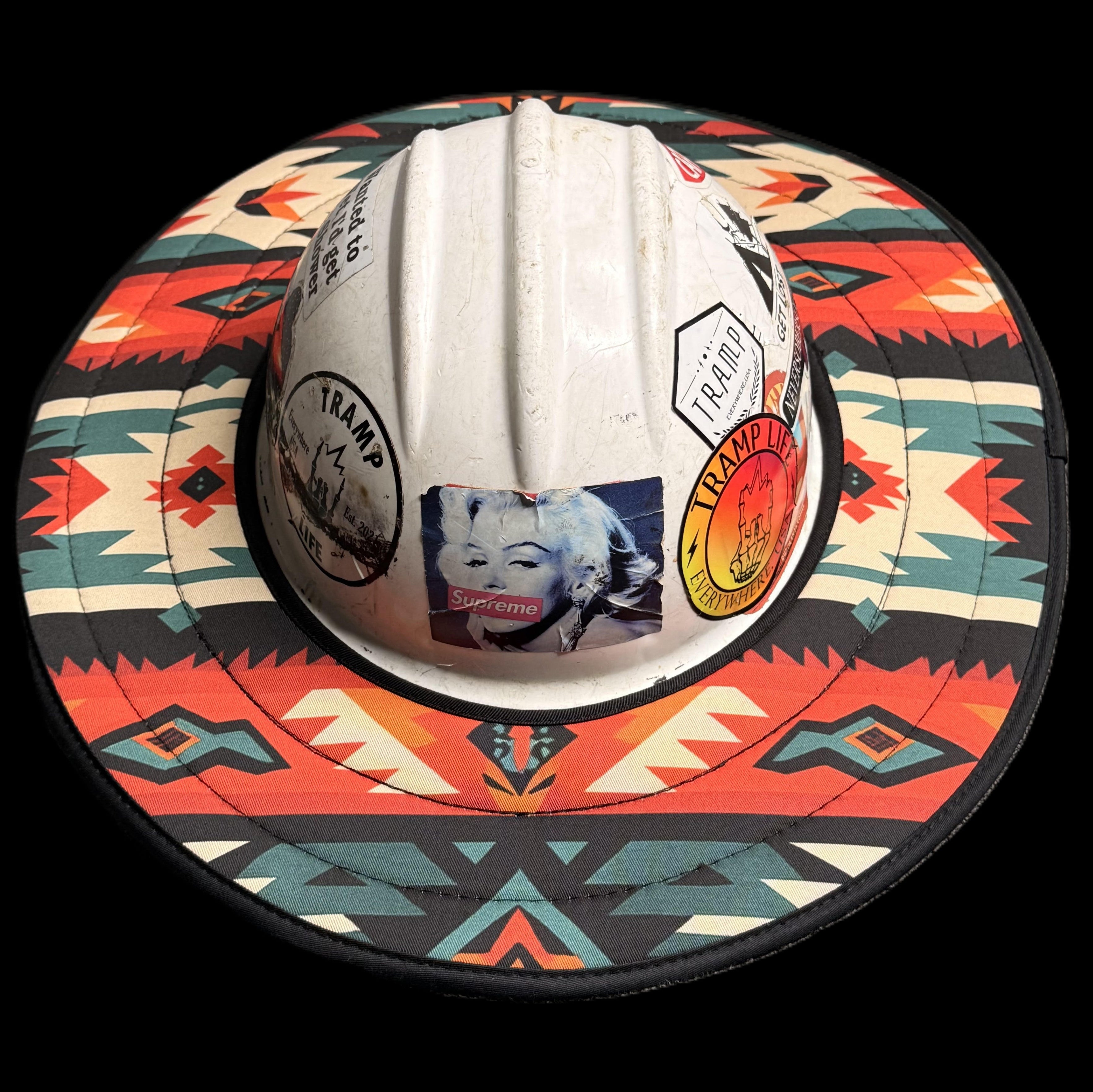 Red Pendleton Dual Hard Hat Sun Shade – Tramp Life Industries