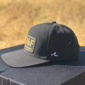 side view of the gold ND6F hat from tramp life industries