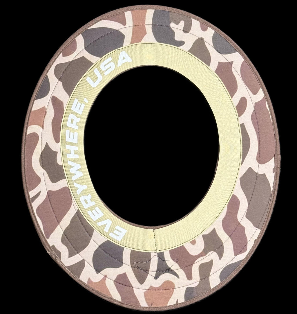 Duck Camo Dual Hard Hat Sun Shade