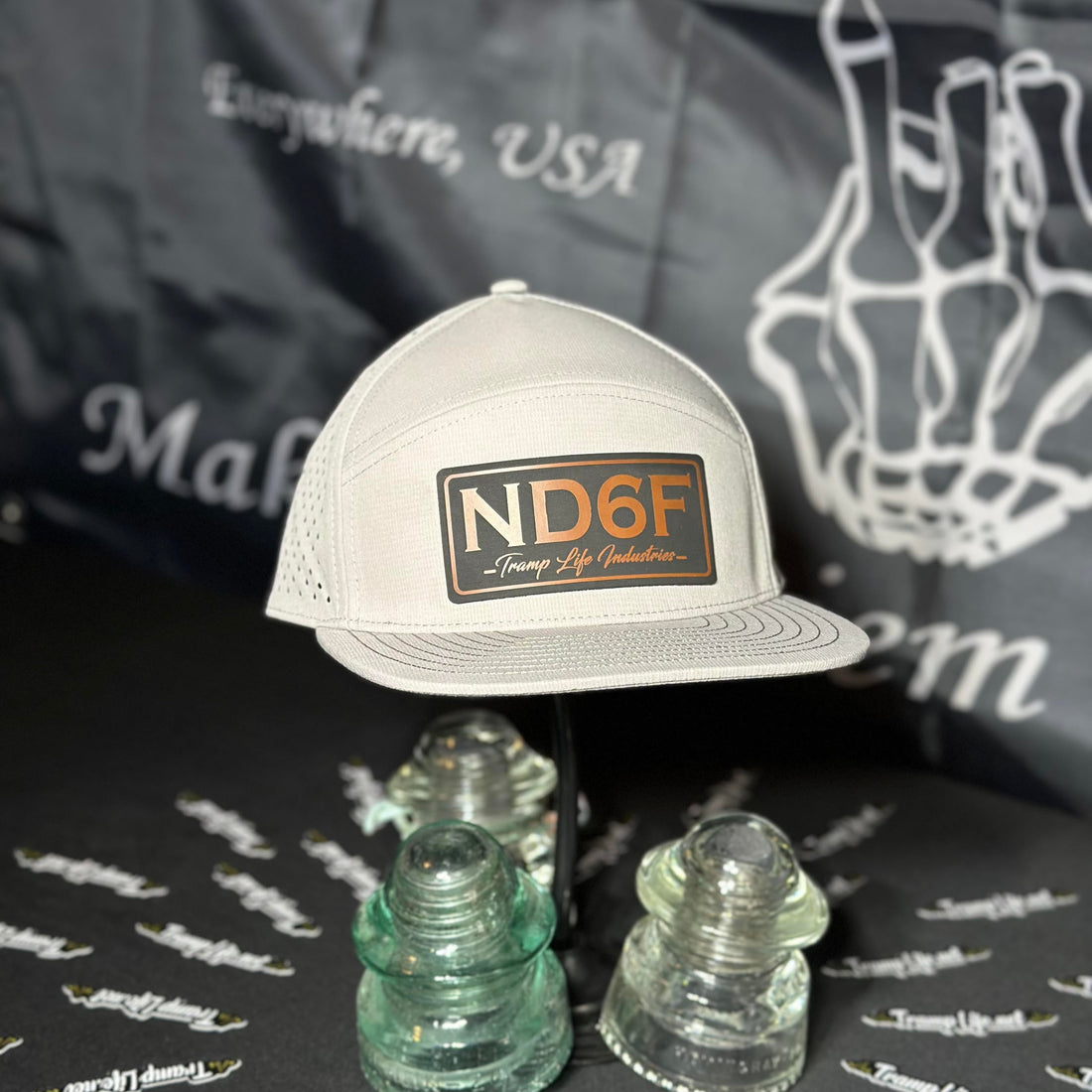 ND6F Waterproof Flatbill Snapback