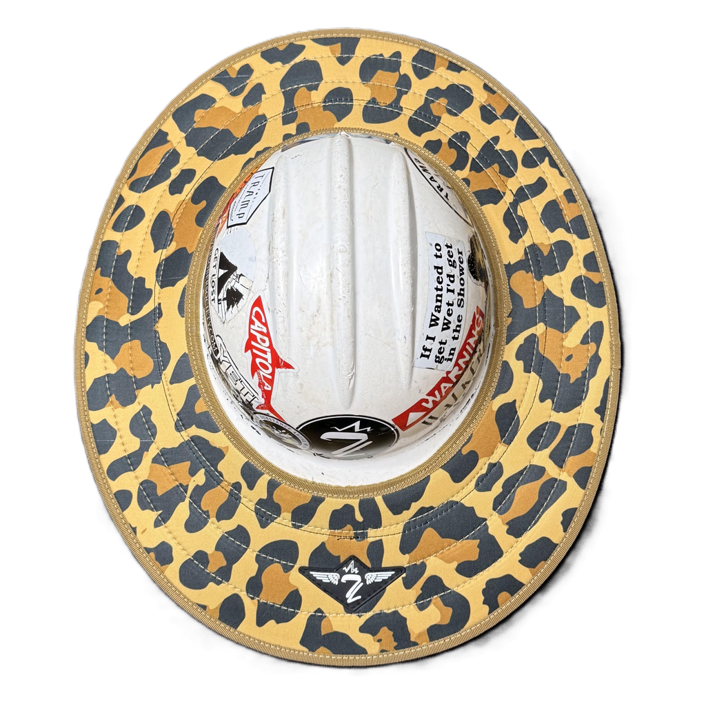 Leopard Dual Hard Hat Sun Shade