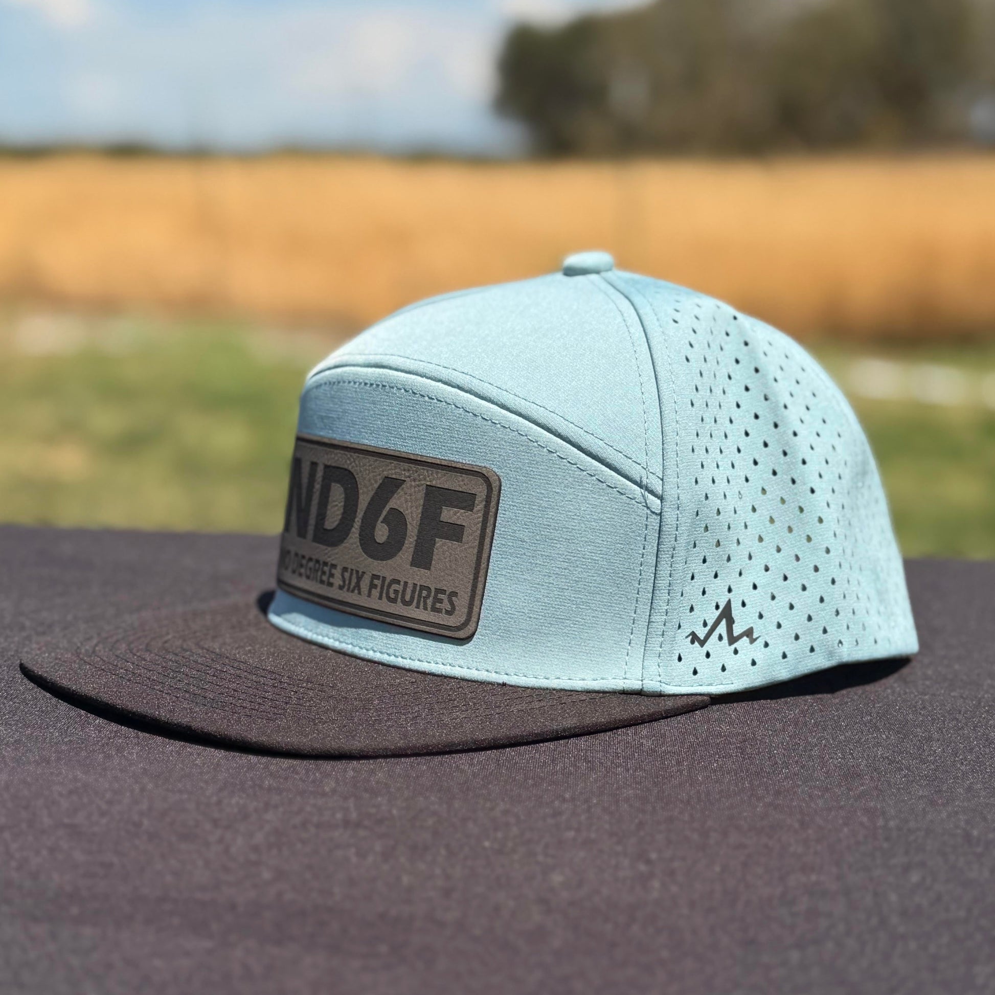 ND6F Water Resistant Flat Bill Hat-TrampLife-TrampLife No Degree Six Figures