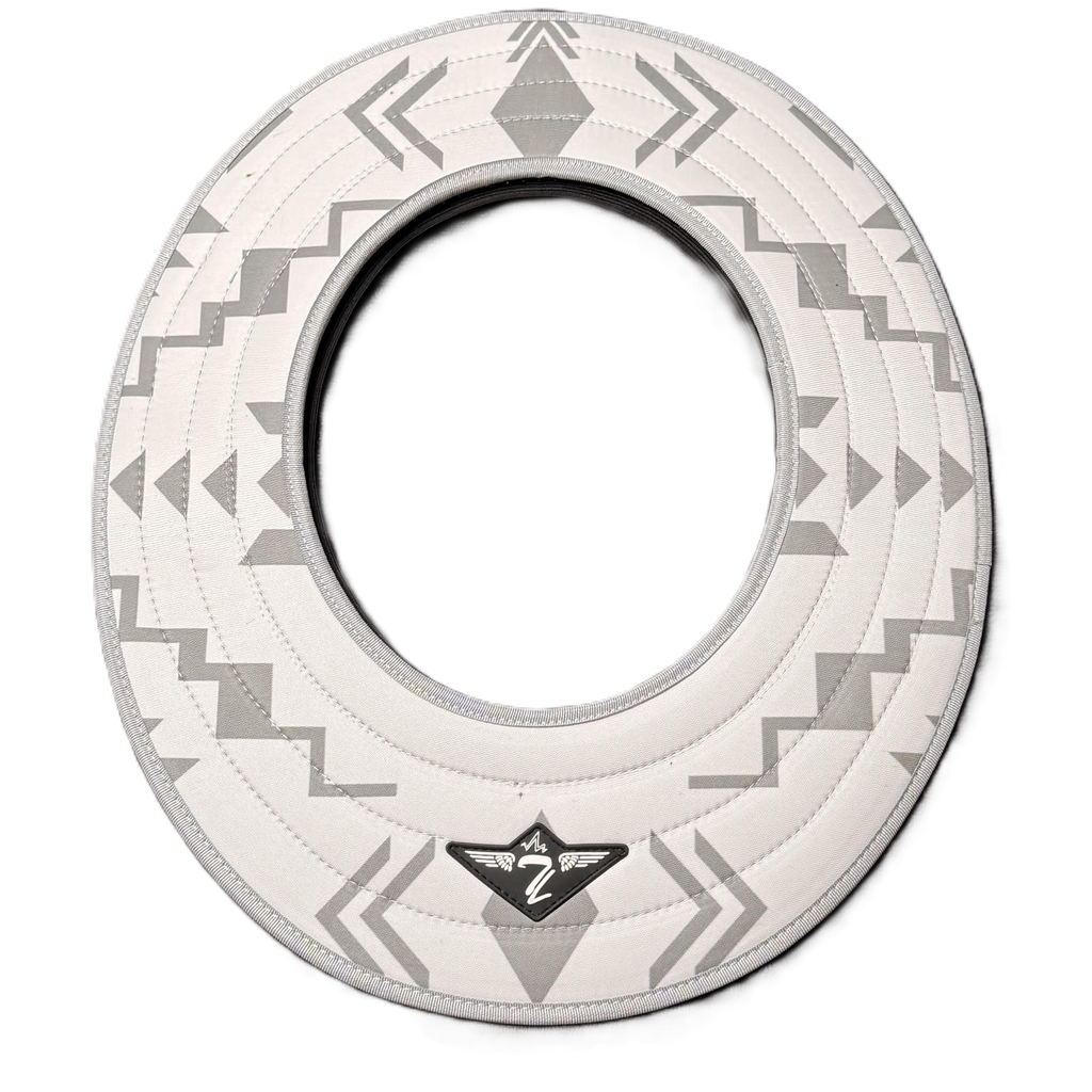 White Pendleton Dual Hard Hat Sun Shade