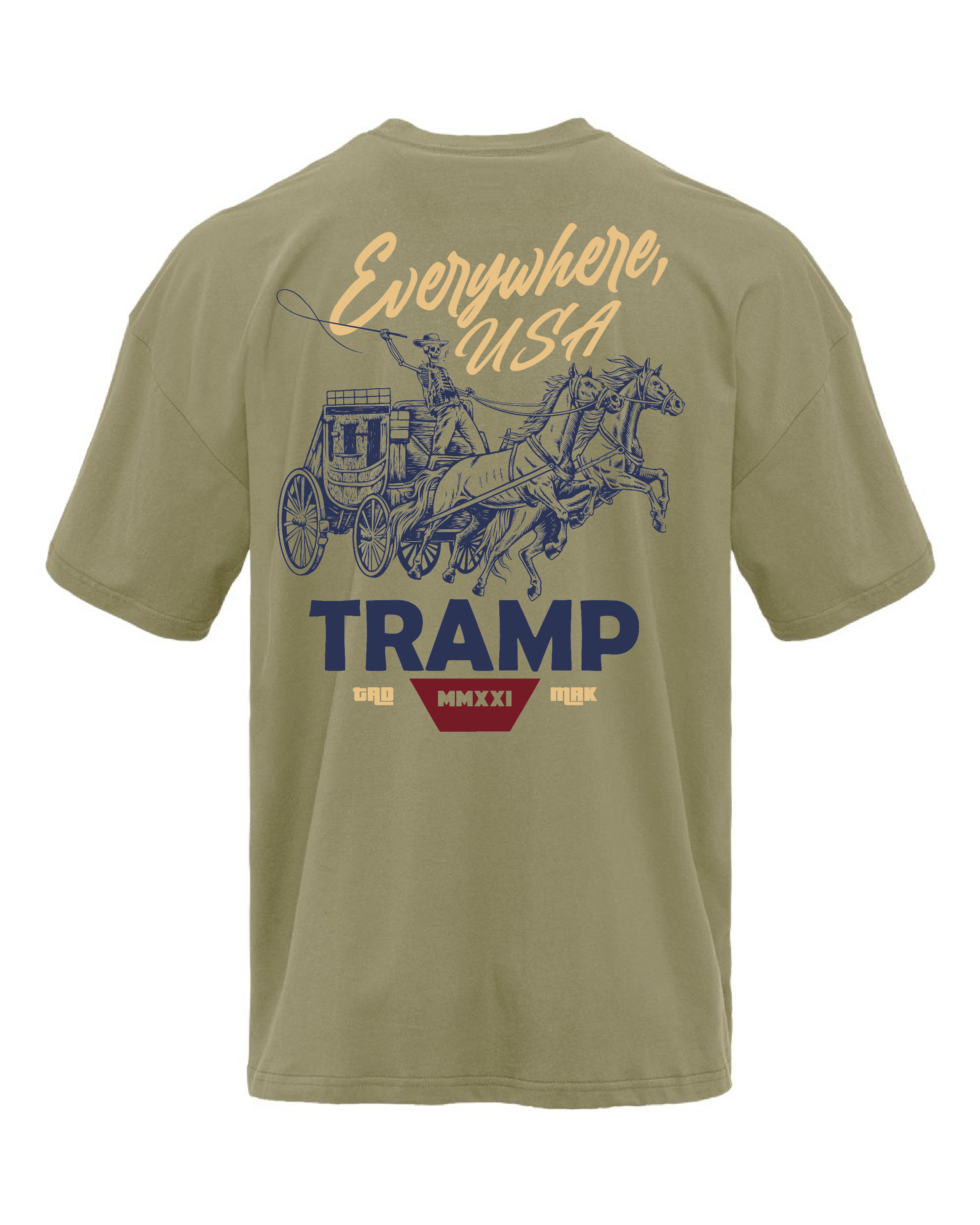 Tramp Wagon Oversized Cotton Tee