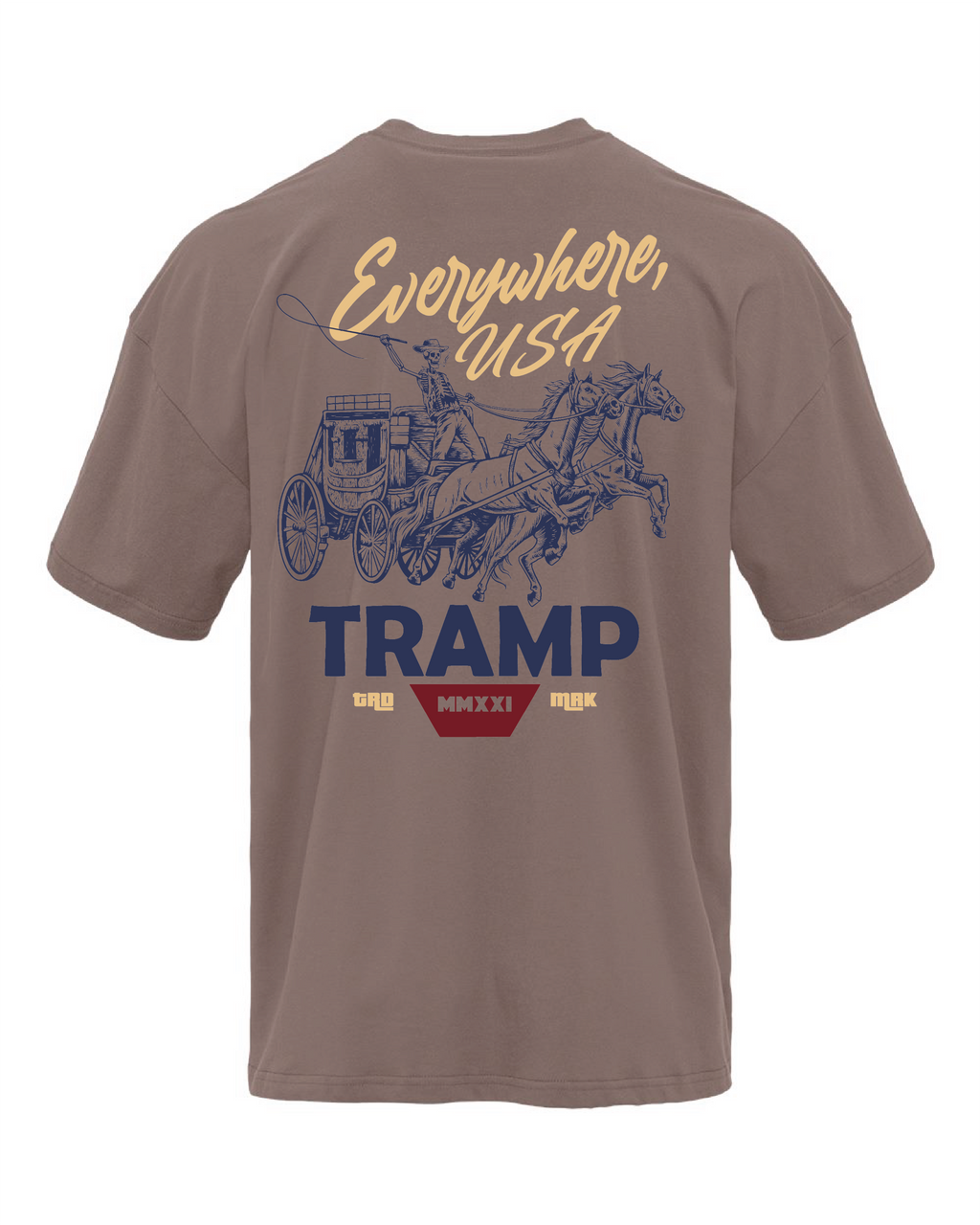 Tramp Wagon Oversized Cotton Tee