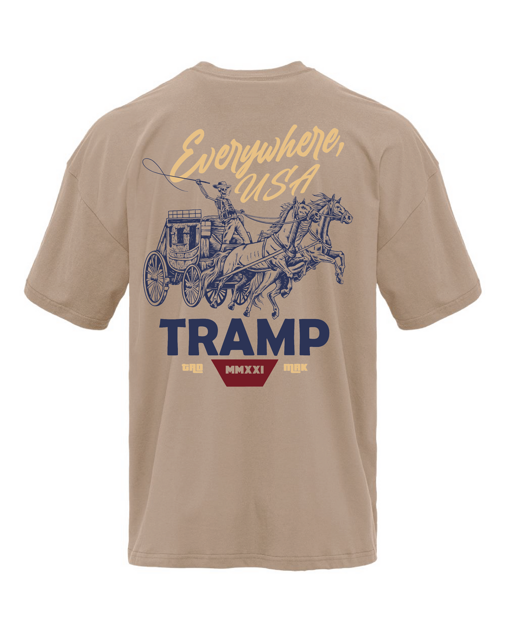 Tramp Wagon Oversized Cotton Tee