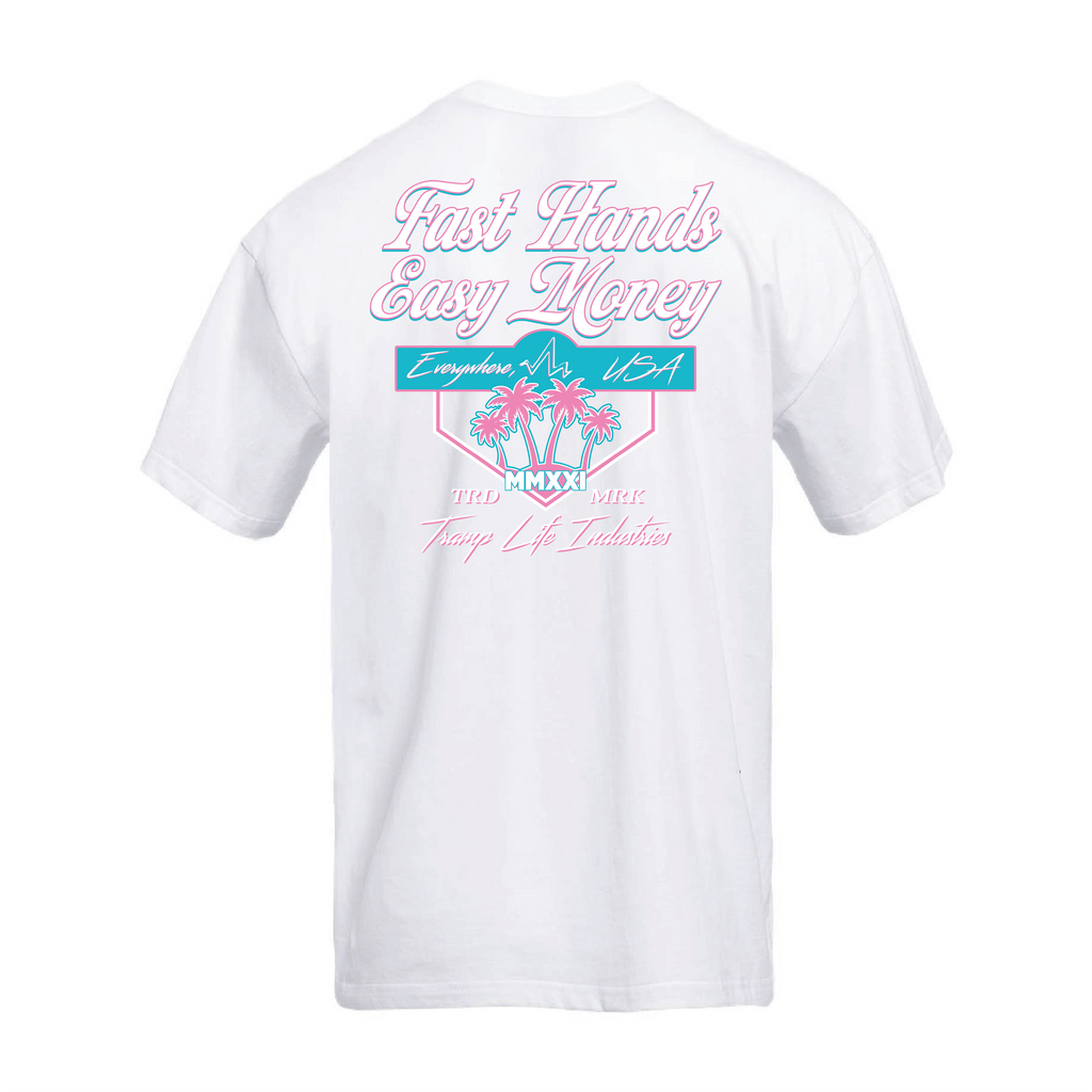 Fast Hands Easy Money Miami Oversized Cotton Tee