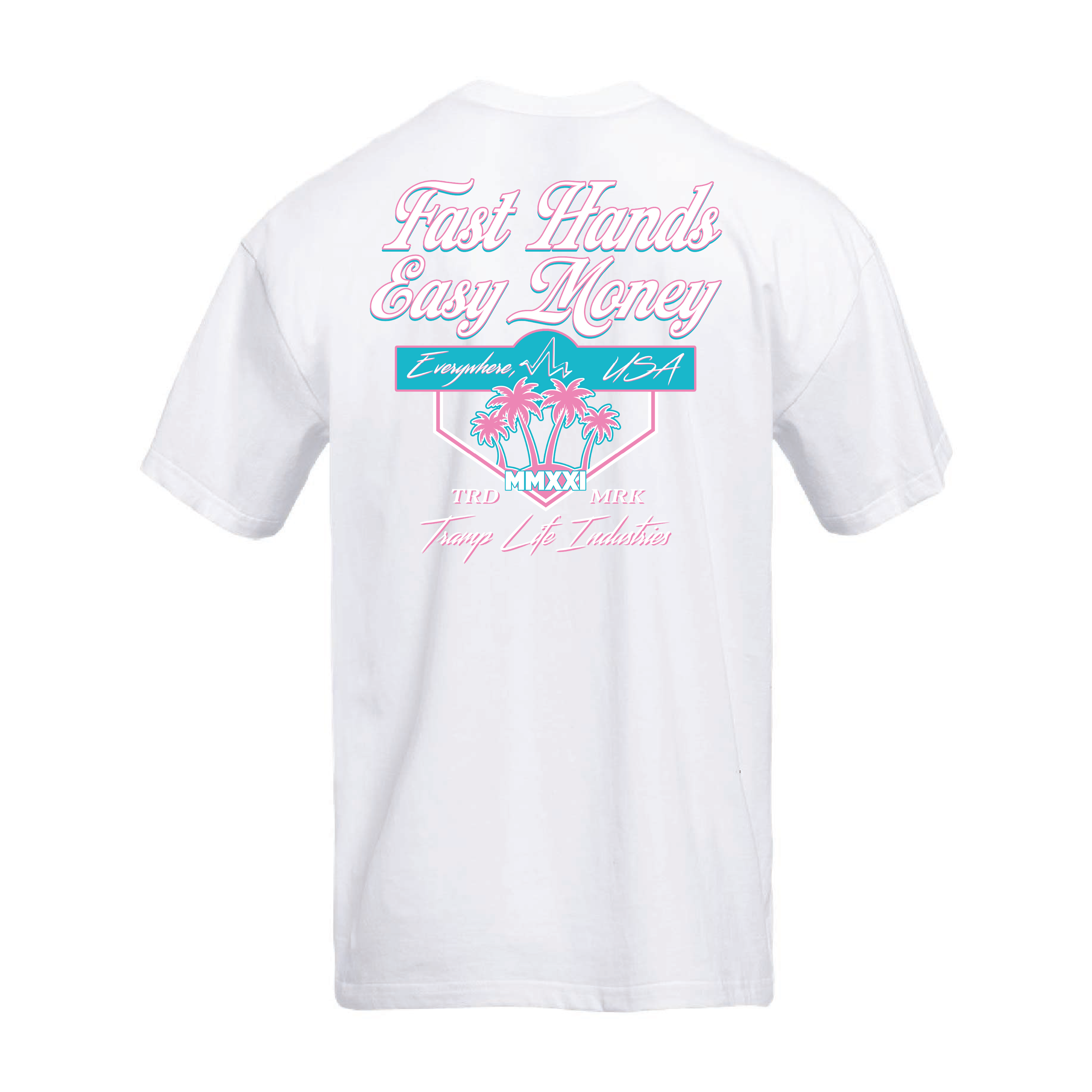 Fast Hands Easy Money Miami Oversized Cotton Tee
